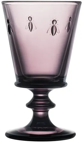 La Rochère BEE WINE GLASS EGGPLANT SET 6pcs