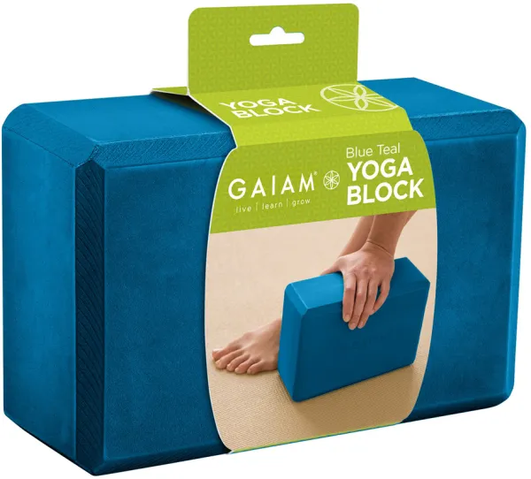 Gaiam Yogablock Teal Blå